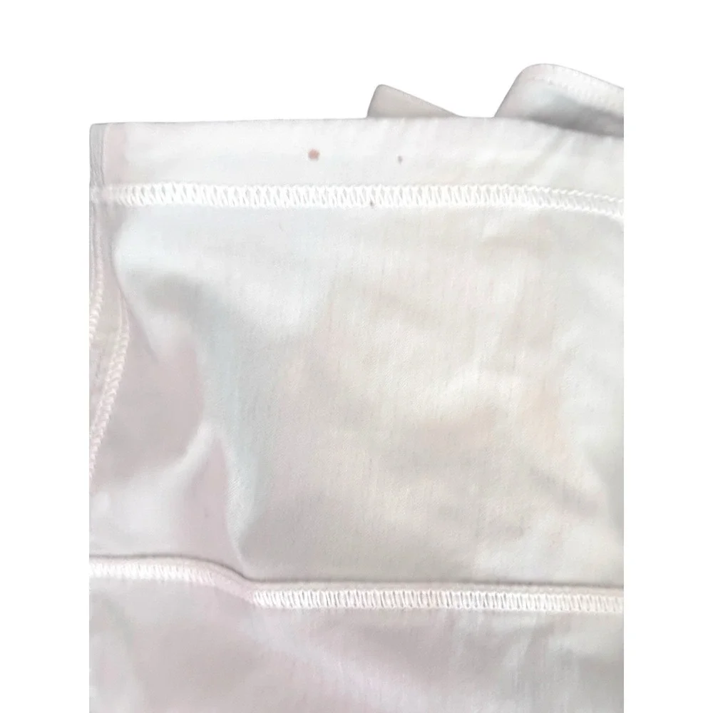 Lululemon White Tiered Tennis Skirt 0 Athletic Sporty-Y2K Boho Mini Skirt